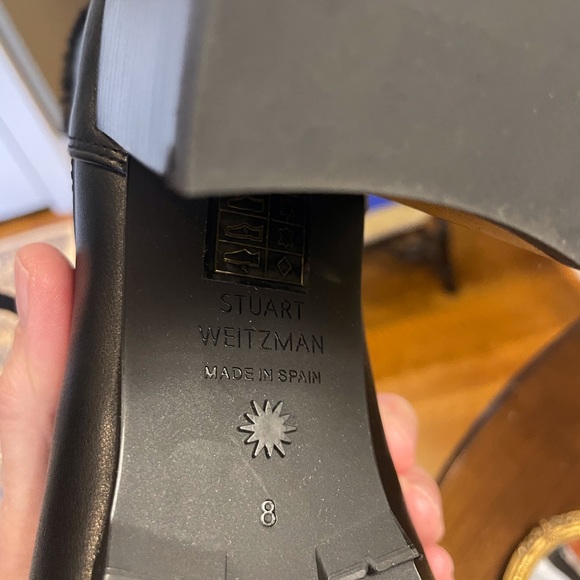 SOLD - Stuart Weitzman Leather Combat Boots (NWOT) - Picture 5 of 6